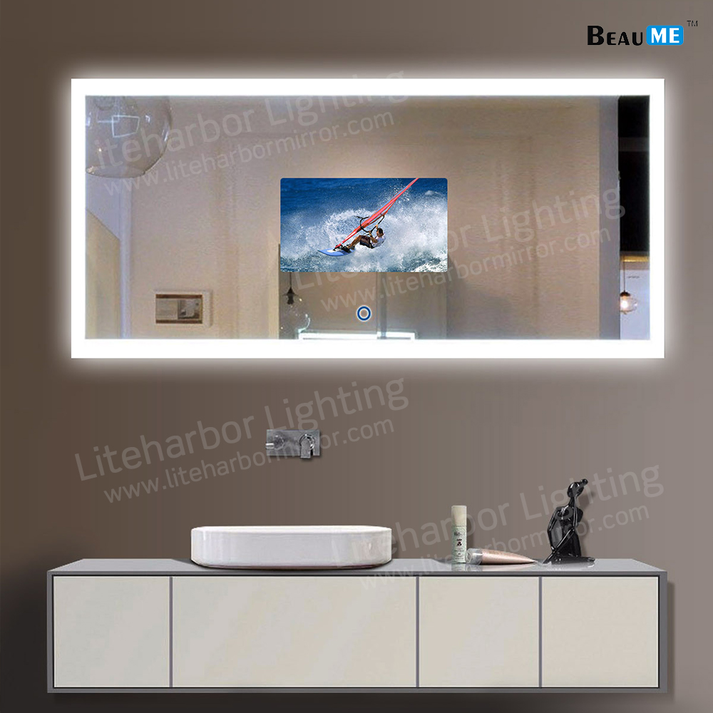 Liteharbor High-End Smart Touch LED Lighted TV  Mirror